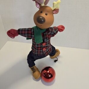 1994 Mr. Christmas Santa's Tree Trimmers Animated‎ Ladder Reindeer Replacement